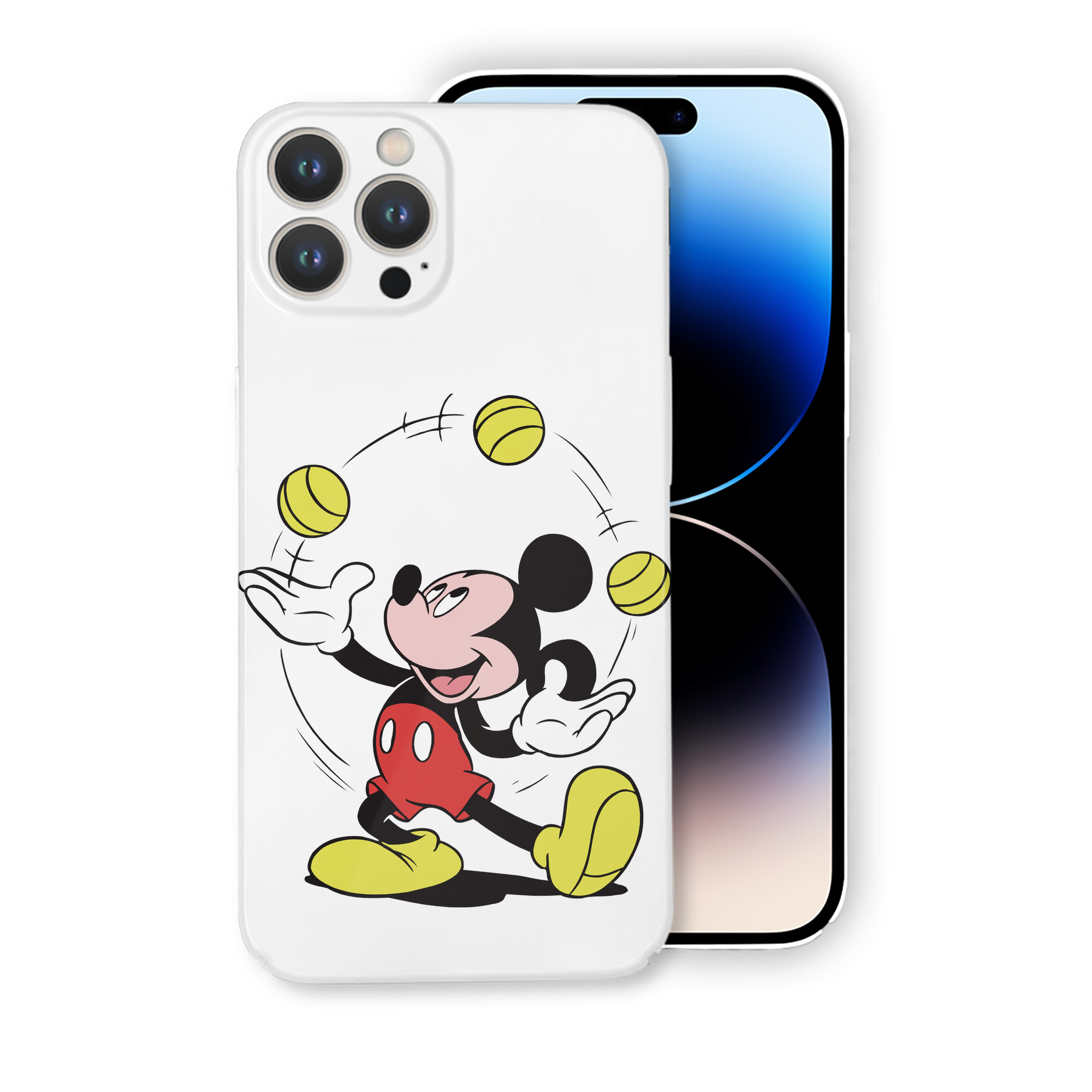 （画像用） ミッキーマウス Mickey Mouse 【iPhone 14シリーズ対応】ハードケース